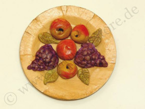 antique doll kitchen show dishes fruit plate * at 1900