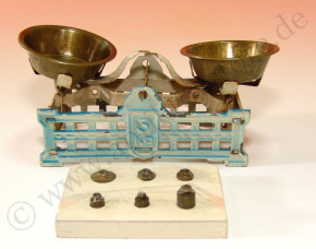 antique small store or doll kitchen scales * german at 1910