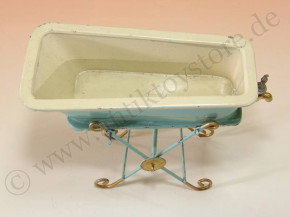 antique rare doll house metal children bathtub * german at 1900