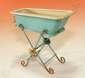 antique rare doll house metal children bathtub * german at 1900