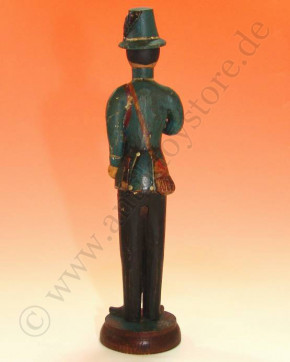 antique Erzgebirge smoking man hunter * at 1860-1880