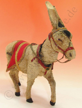 antique clockwork machine donkey for Santa Claus * at 1900-1920