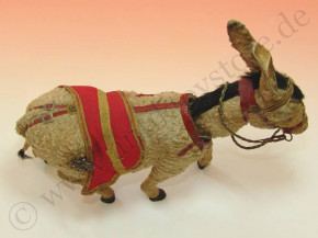 antique clockwork machine donkey for Santa Claus * at 1900-1920