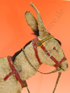 antique clockwork machine donkey for Santa Claus * at 1900-1920