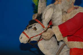 Automat * Weihnachtsmann auf Esel reitend * 30er Jahre
