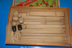 Der kleine Jongleur * Holz Bewegungsbaukasten mit Anleitung * um 1905