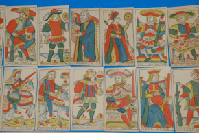 TAROT / Spielkarte Jacque Rochias Fils Neuchatel * 78 Blatt im O.K. * um 1780