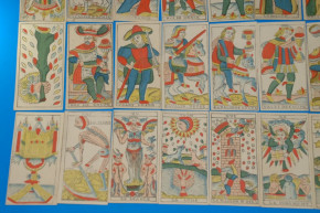 TAROT / Spielkarte Jacque Rochias Fils Neuchatel * 78 Blatt im O.K. * um 1780