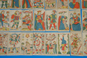 TAROT / Spielkarte Jacque Rochias Fils Neuchatel * 78 Blatt im O.K. * um 1780