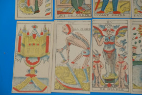 TAROT / Spielkarte Jacque Rochias Fils Neuchatel * 78 Blatt im O.K. * um 1780