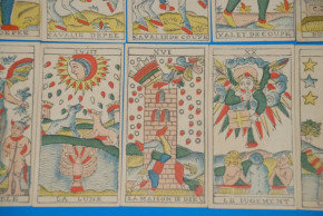 TAROT / Spielkarte Jacque Rochias Fils Neuchatel * 78 Blatt im O.K. * um 1780