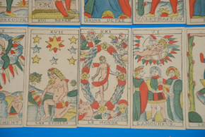 TAROT / Spielkarte Jacque Rochias Fils Neuchatel * 78 Blatt im O.K. * um 1780