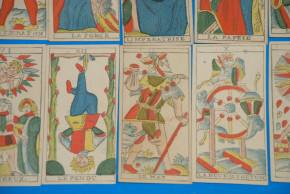 TAROT/playing card Jaque Rochias Fils Neuchatel * 78 sheets in the box * at 1780