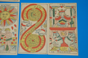 TAROT / Spielkarte Jacque Rochias Fils Neuchatel * 78 Blatt im O.K. * um 1780