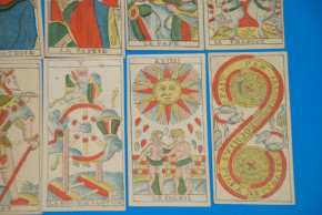 TAROT / Spielkarte Jacque Rochias Fils Neuchatel * 78 Blatt im O.K. * um 1780