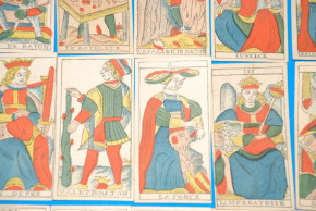 TAROT / Spielkarte Jacque Rochias Fils Neuchatel * 78 Blatt im O.K. * um 1780