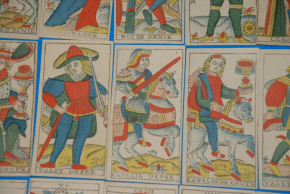 TAROT/playing card Jaque Rochias Fils Neuchatel * 78 sheets in the box * at 1780