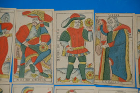 TAROT / Spielkarte Jacque Rochias Fils Neuchatel * 78 Blatt im O.K. * um 1780