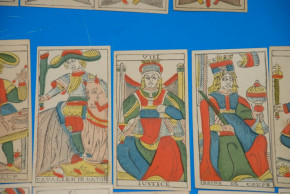 TAROT / Spielkarte Jacque Rochias Fils Neuchatel * 78 Blatt im O.K. * um 1780