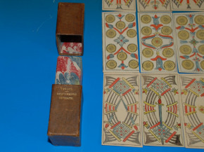 TAROT / Spielkarte Jacque Rochias Fils Neuchatel * 78 Blatt im O.K. * um 1780