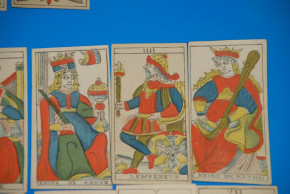 TAROT / Spielkarte Jacque Rochias Fils Neuchatel * 78 Blatt im O.K. * um 1780