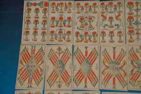 TAROT / Spielkarte Jacque Rochias Fils Neuchatel * 78 Blatt im O.K. * um 1780