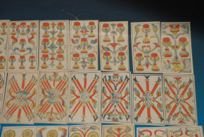 TAROT / Spielkarte Jacque Rochias Fils Neuchatel * 78 Blatt im O.K. * um 1780