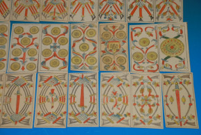 TAROT / Spielkarte Jacque Rochias Fils Neuchatel * 78 Blatt im O.K. * um 1780