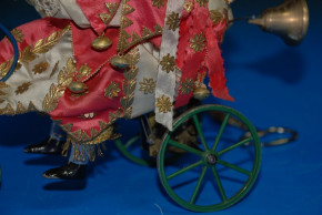 Vichy, Gustave Paris * antique clockwork machine * tricycle with doll "Pauline" * at 1860-1870