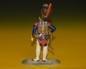 Pappmaché Wackelkopffigur französischer Grenadier um 1820/1830