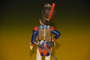 Pappmaché Wackelkopffigur französischer Grenadier um 1820/1830