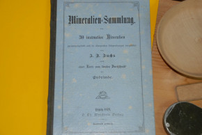 Mining game minerals collection of J.F. Fuchs * Winkler youth game Leipzig 1879