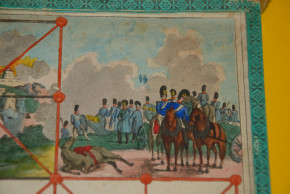 Biedermeier Belagerungsspiel Napoleonische Kriege im Schober * um 1820