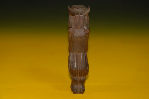 antique nutcrackers wood carved & signed * alpine/South German 19th Jhdt.