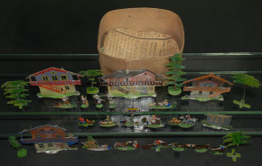 Allgeyer village & country life scene * 27 part * 1.2 inch figures at 1850-1860