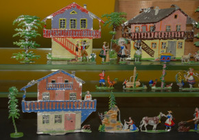 Allgeyer village & country life scene * 27 part * 1.2 inch figures at 1850-1860