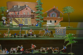 Allgeyer village & country life scene * 27 part * 1.2 inch figures at 1850-1860