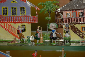 Allgeyer village & country life scene * 27 part * 1.2 inch figures at 1850-1860