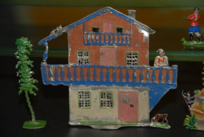 Allgeyer village & country life scene * 27 part * 1.2 inch figures at 1850-1860