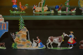 Allgeyer village & country life scene * 27 part * 1.2 inch figures at 1850-1860