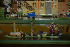 Allgeyer village & country life scene * 27 part * 1.2 inch figures at 1850-1860