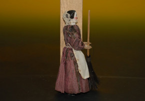 antique Biedermeier period doll's houses doll for kitchen or doll house * at 1850-1860