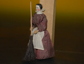 antique Biedermeier period doll's houses doll for kitchen or doll house * at 1850-1860