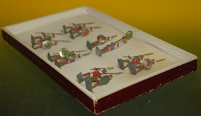 Heyde G. Dresden * tin figures box with 12 Sarazenen/Moors * at 1900