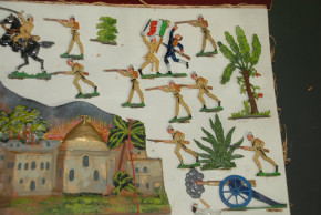 Heyde G. Dresden tin figures * Italian Turkish battle no. 499 in the box * at 1900