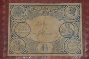 Heyde G. Dresden * Zinnfiguren Kasten Nr. 968 * 18 Araber im O.K. * um 1900