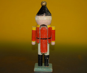 antique nutcrackers soldier * wood turned * at 1890