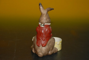 Easter bunny human representation * porcelain cruet stand * Thuringia around 1900-1920