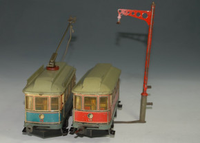 Carette G. Nbg. elektrische Straßenbahn Nr. 48 Oberleitung * Spur 1 * um 1910-1915