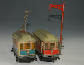 Carette G. Nbg. elektrische Straßenbahn Nr. 48 Oberleitung * Spur 1 * um 1910-1915